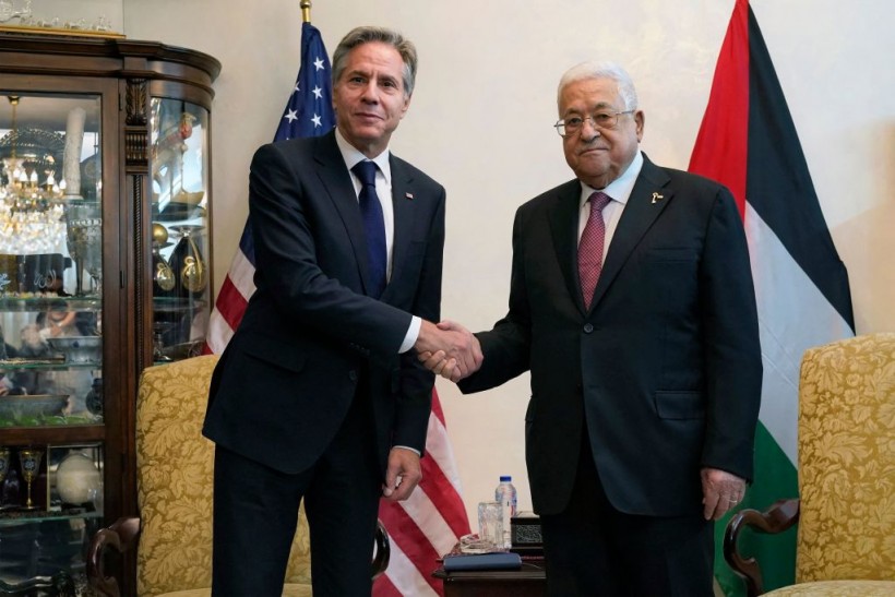 Antony Blinken Meets With Palestinian President To Discuss Current Conflict
