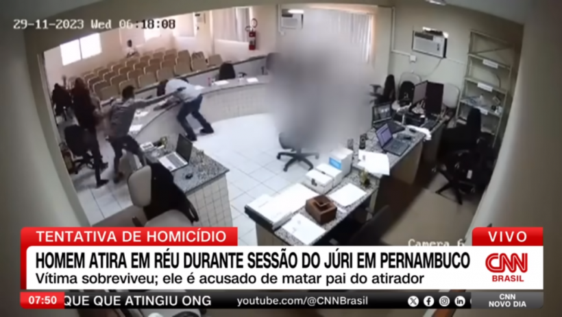 Brazil Court Shooting