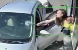 Barista Attacks Customer's Car